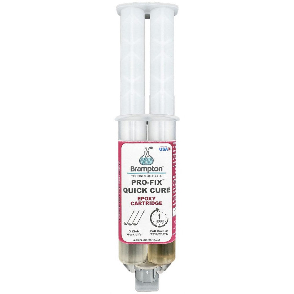 Quick cure golf shafting epoxy for club repair