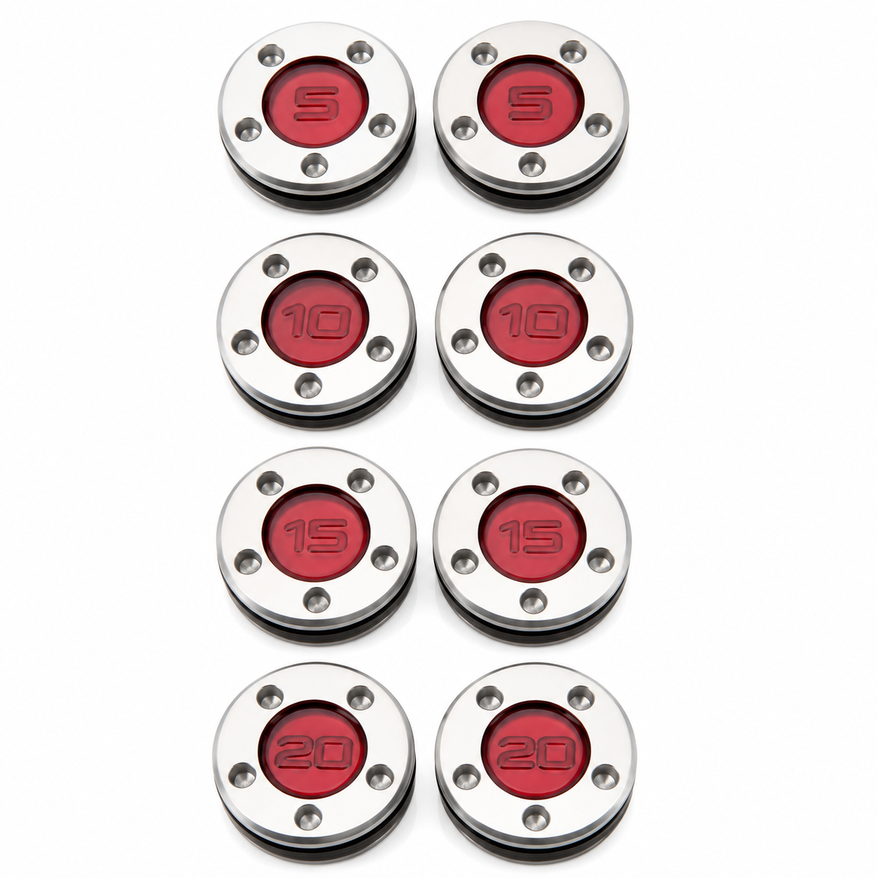 Scotty Cameron Large Thread Putter Weights – Red (Pair)