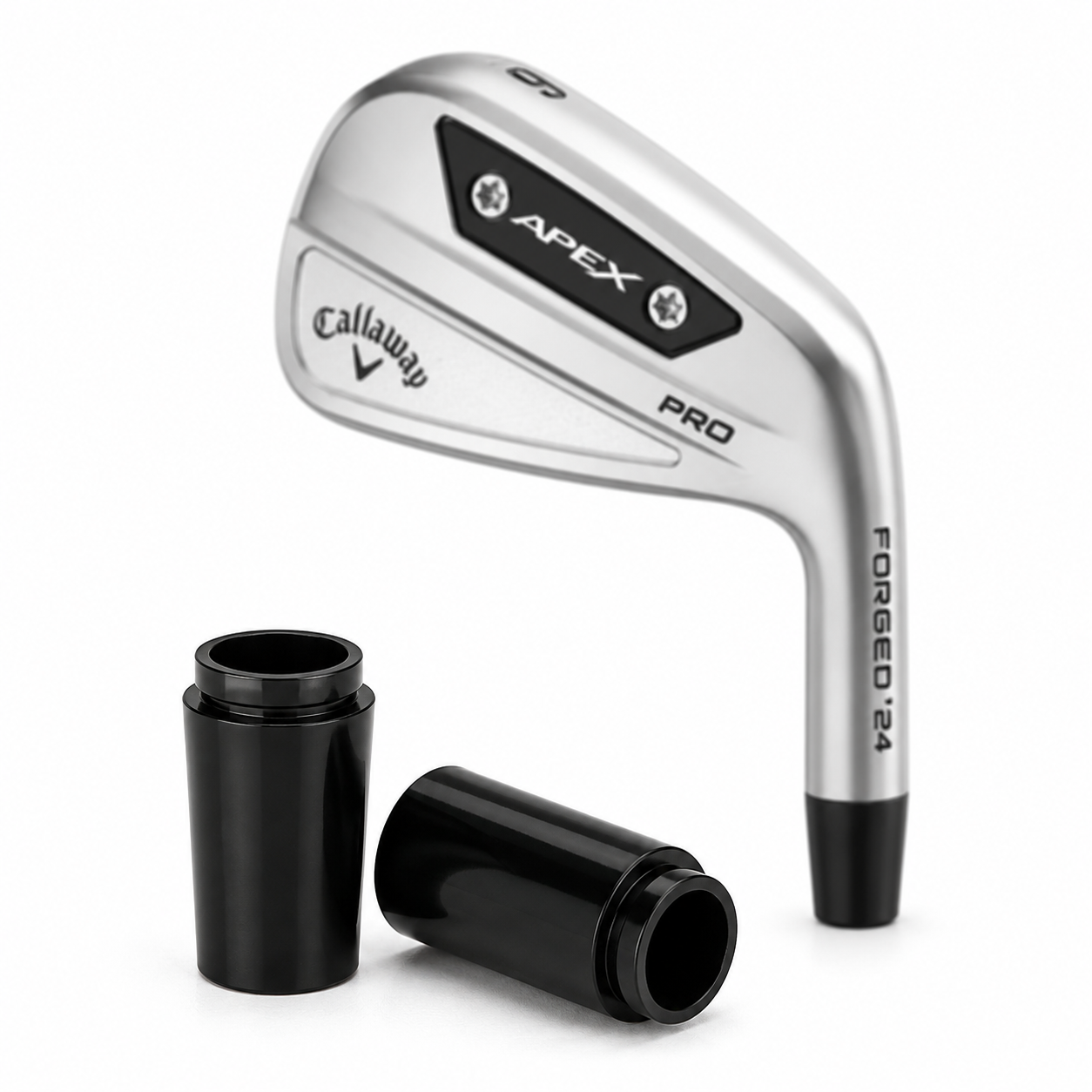 ExactFit Callaway Iron Ferrules – .355 Taper Collared (10 Pack)
