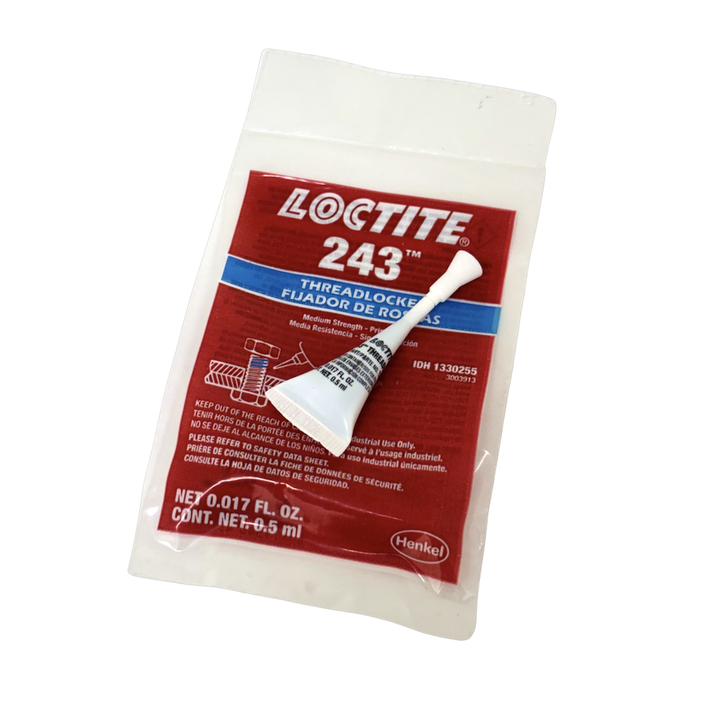 Loctite 243 Blue Threadlocker – 0.5 mL Single-Use Packet